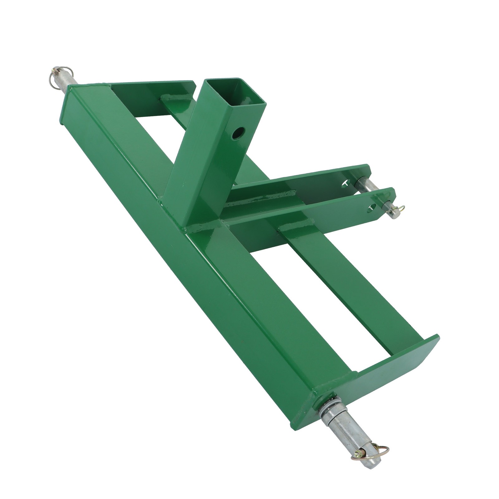3 Point 2″ Receiver Hitch Drawbar Tractor For CAT 1 W/Suitcase Weight Brackets