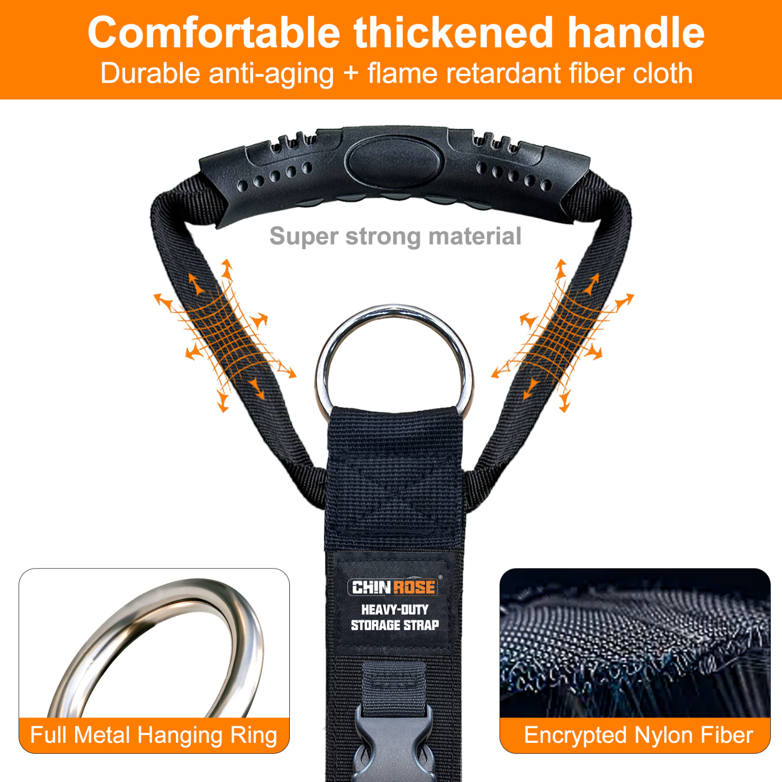 Extension Cord Organizer, 2 PCS Extension Cord Hanger with 5 Slots with gloves