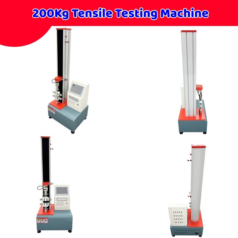 Digital Microcomputer Tensile Strength Tester 2000N Force Gauge with LCD Display