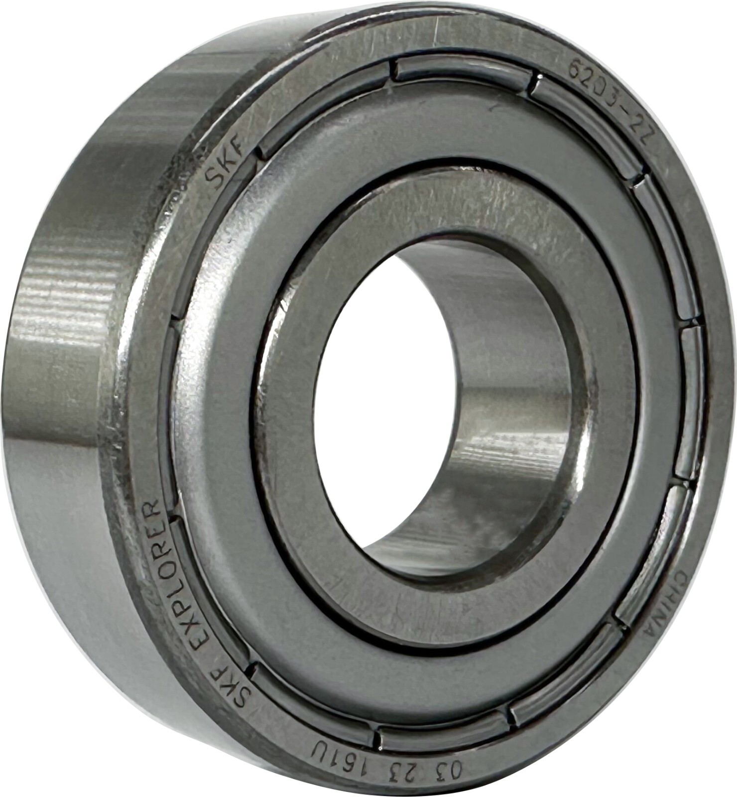 (2 PACK) SKF 6203-2Z 17X40X12MM Double Metal Seal Ball Bearings 6203ZZ