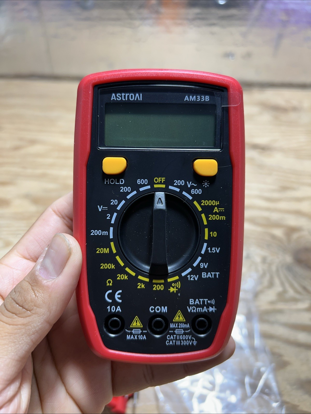 AstroAI Digital Multimeter Tester 2000 Counts with DC AC Voltmeter and Ohm Vo