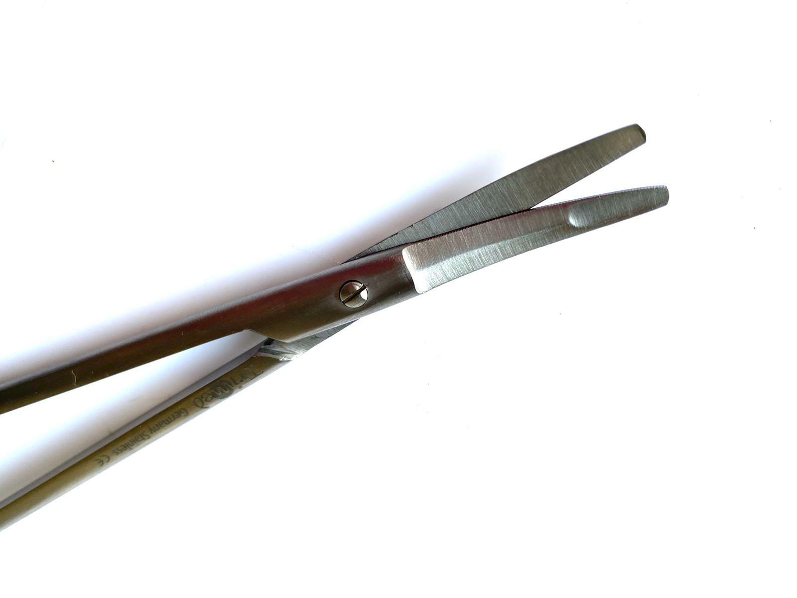 Gorney Face Lift Scissors 7″ Curved Flat Tips Plastic Surgery Germany
