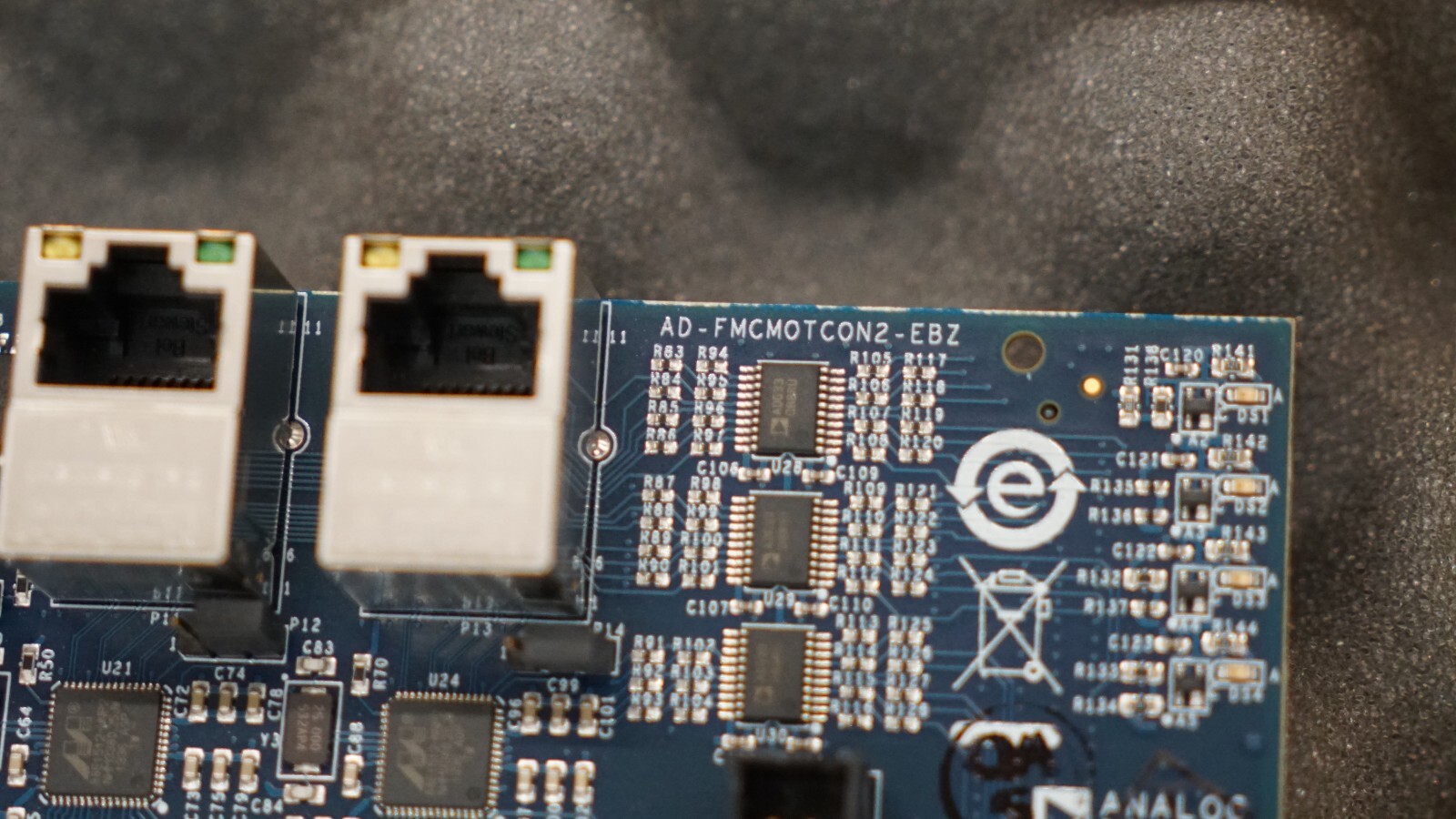 Analog Devices AD-FMCMOTCON2-EBZ Motor Evaluation Board w/ AD-LVDRV2-EBZ Board
