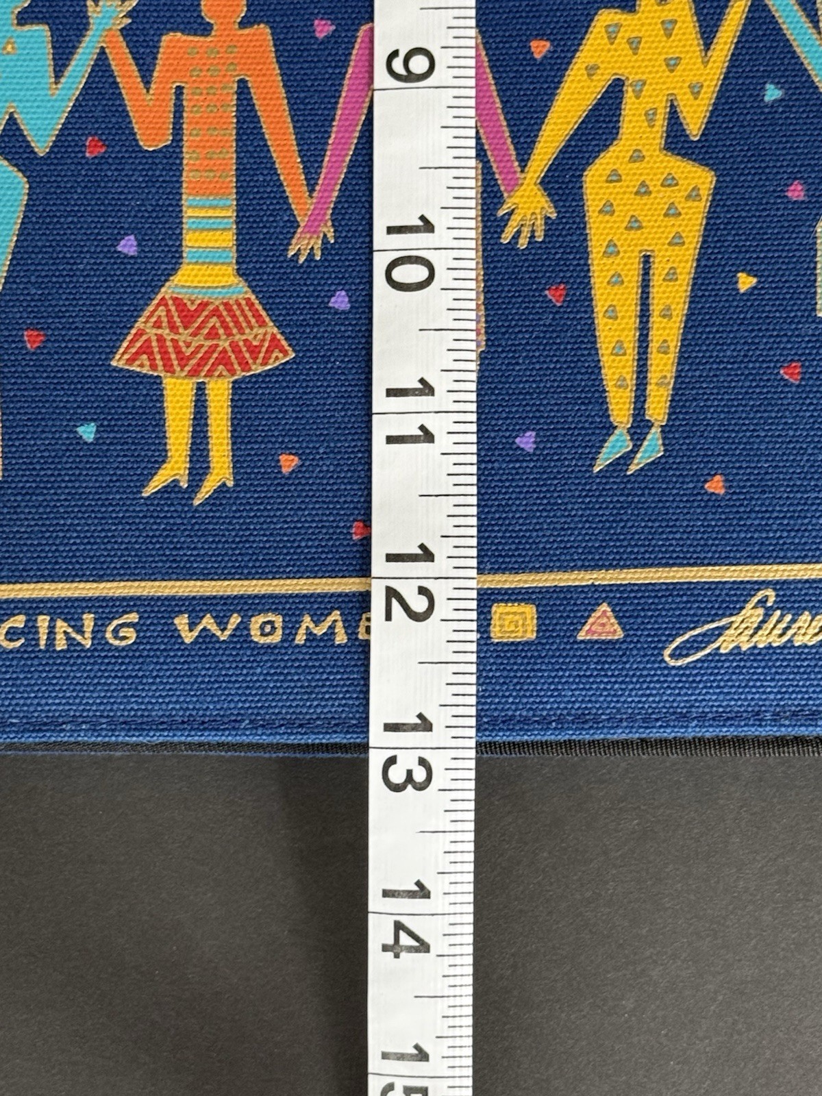 VINTAGE Laurel Burch Dancing Women Zip Padfolio/Organizer 13×10 Hong Kong NWT