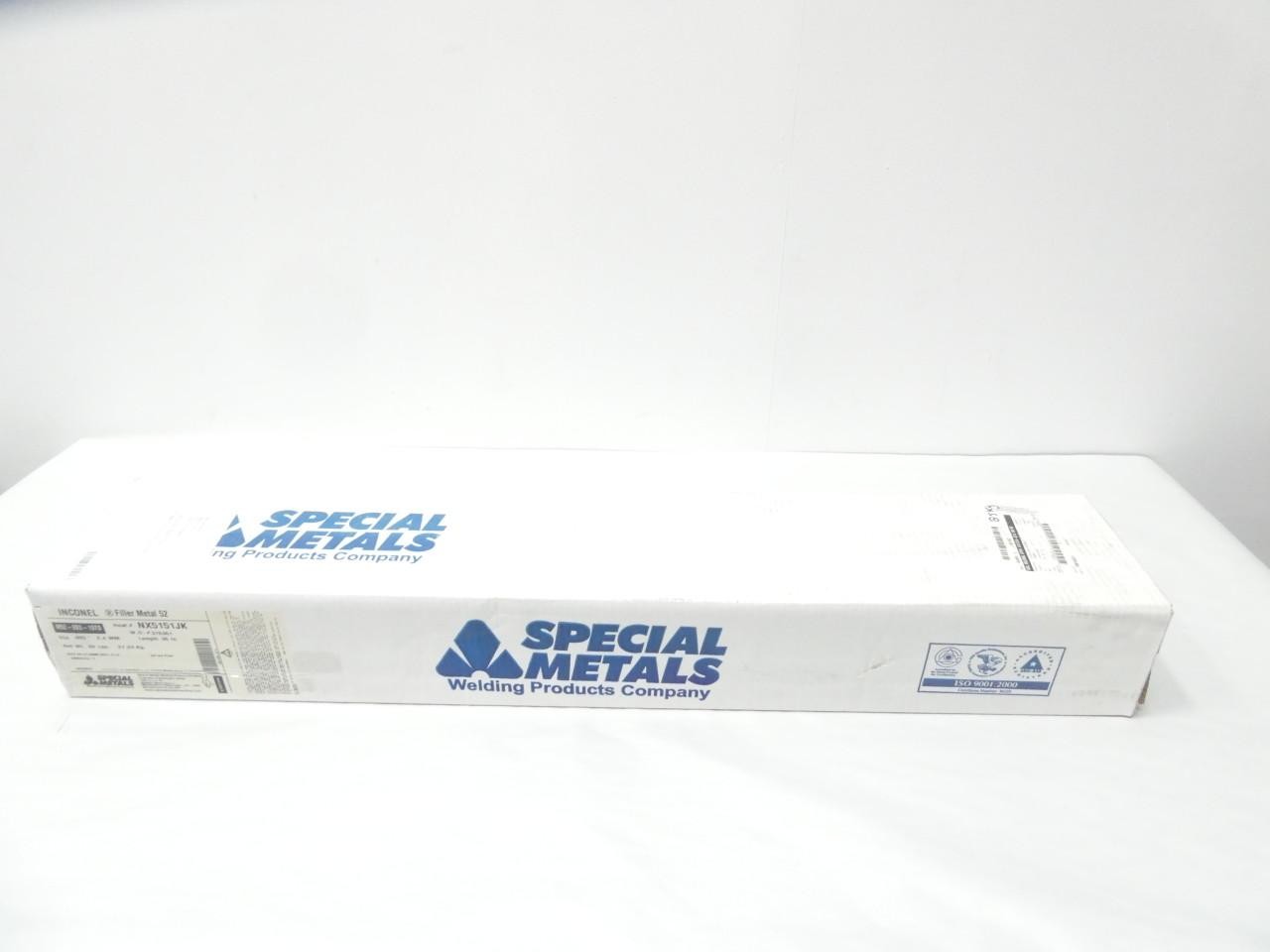 Special Metals N52-093-10TS Electrode 0.093in 36in 60lb Filler Metal 12