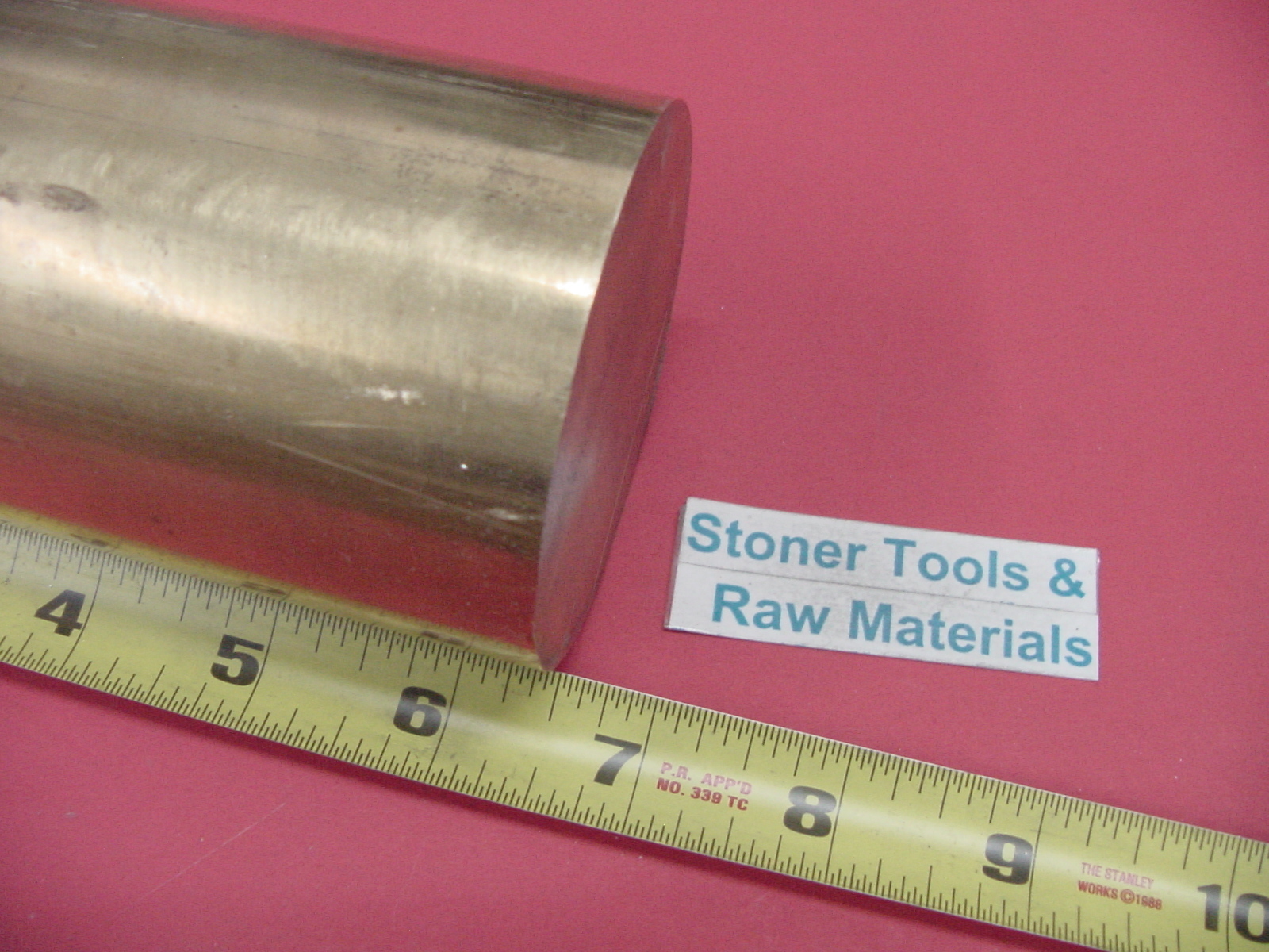 3″ C360 BRASS ROUND ROD 6.5″ long Solid 3.00″ Diameter H02 Lathe Bar Stock New