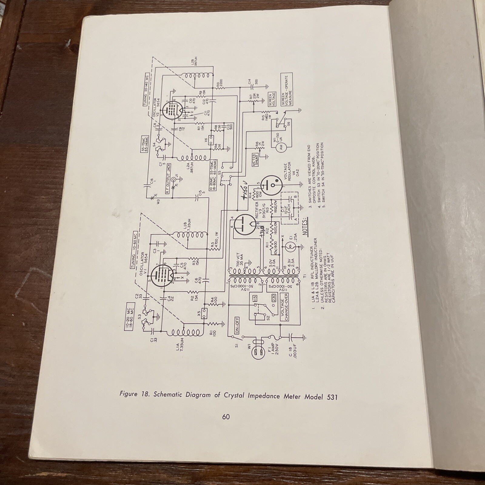 Radio Frequency RFL Model 531 Crystal Impedance Meter Handbook Instructions 1954
