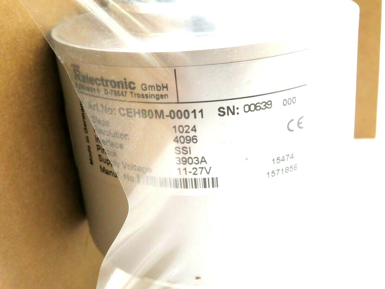 NEW T&R ELECTRONIC CEH80M-00011 ROTARY ENCODER CEH80M00011