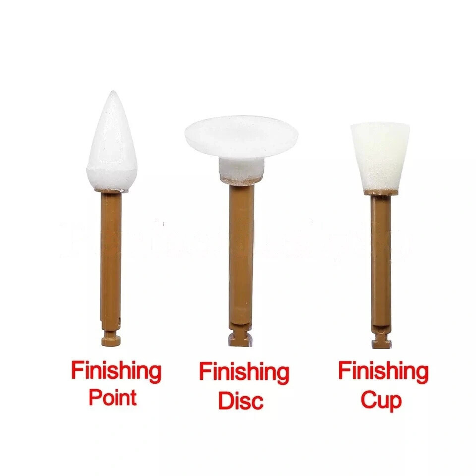 40pcs Dental Finishing Finisher RA Cups Points Discs Composite Polishing