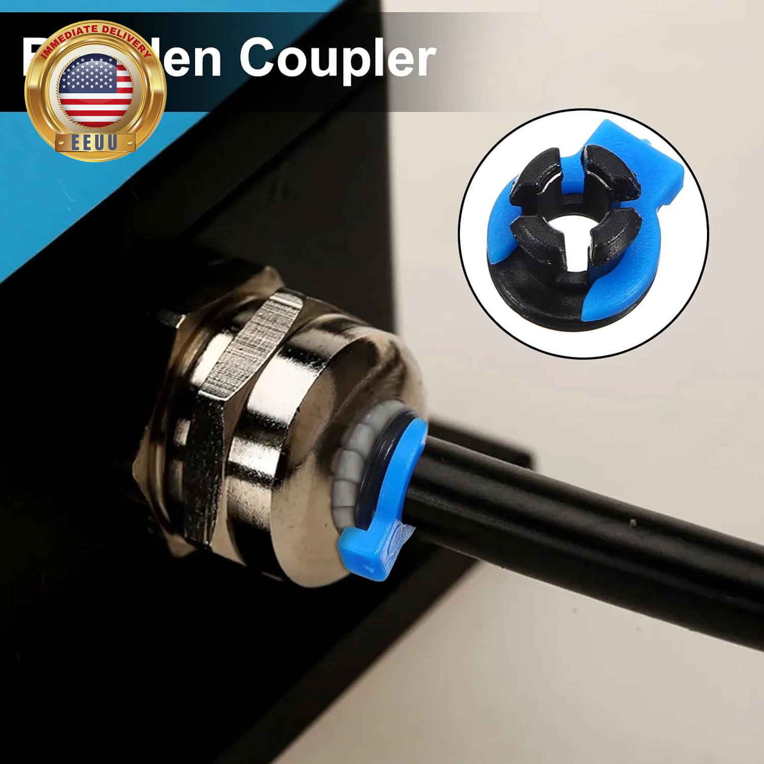 20Pcs Bowden Tube Coupler Collet Clamp Clip Bowden Collet and Clip Set Od 4Mm Co
