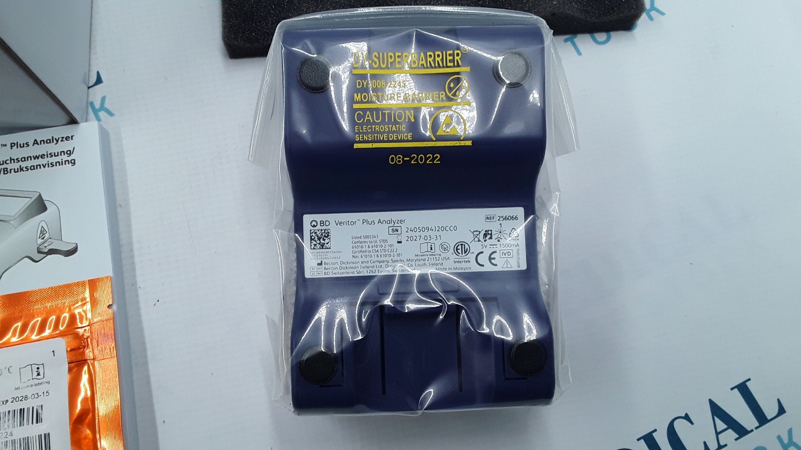 BD Veritor Plus REF 256066 EXP 2027