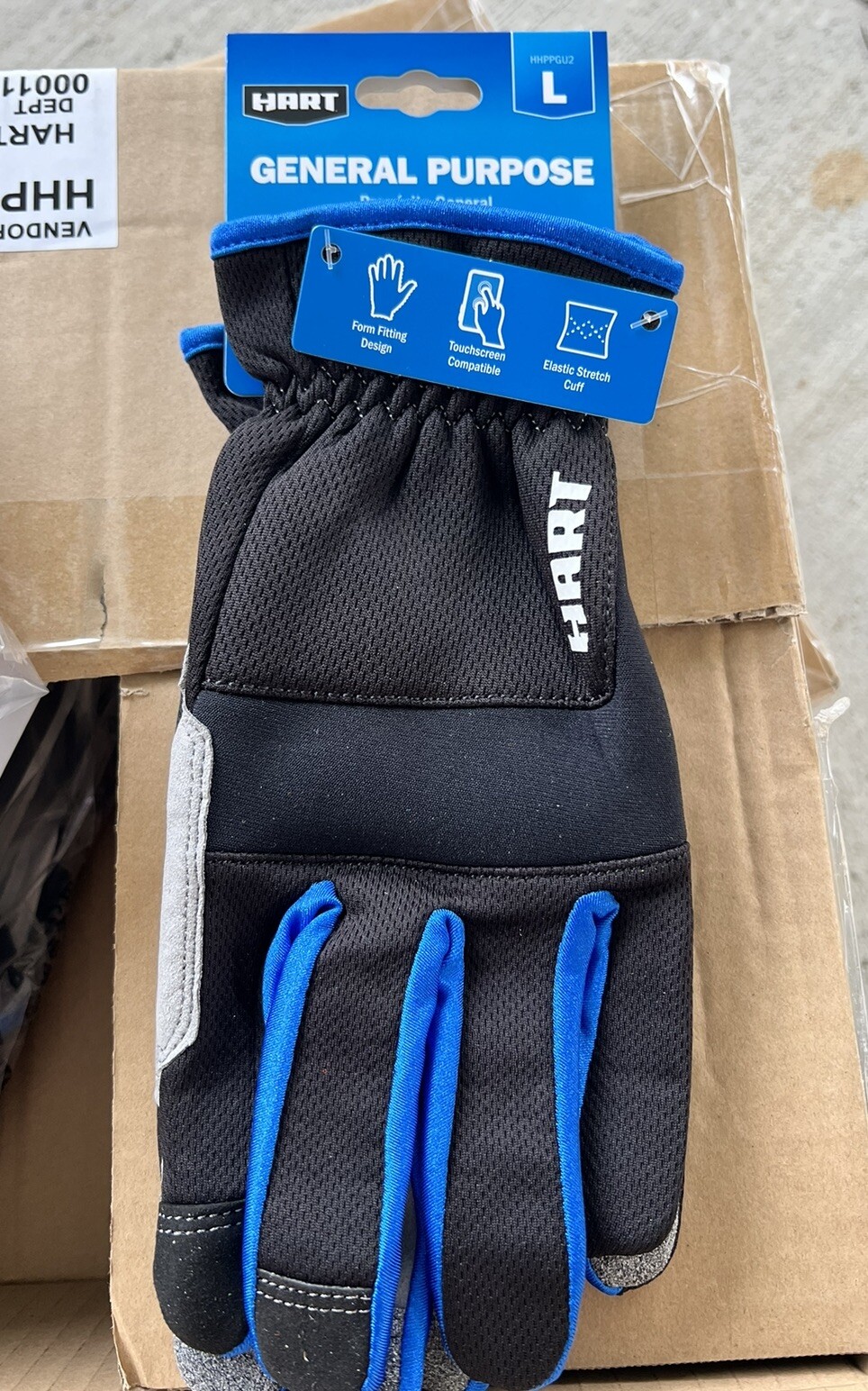 New Hart General Purpose Gloves Size Large