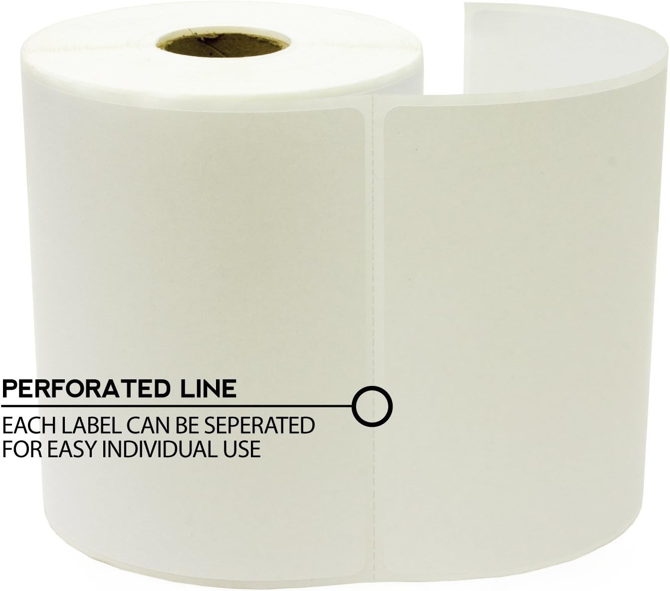 Strong Adhesive 4″ x 6″ Thermal Labels – 250 Labels Per Roll for Easy Shipping