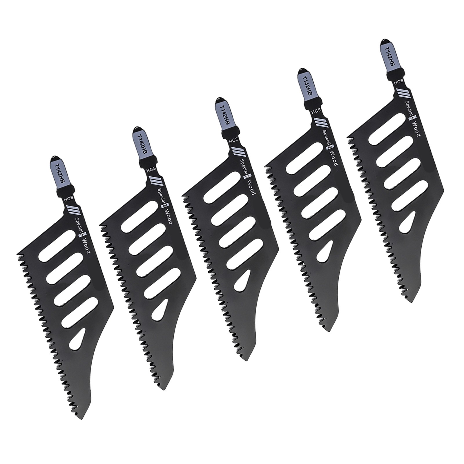 5 Pcs Flush Cutting Jigsaw Blade High Carbon Steel Irregular Curve Saw Blad Fit