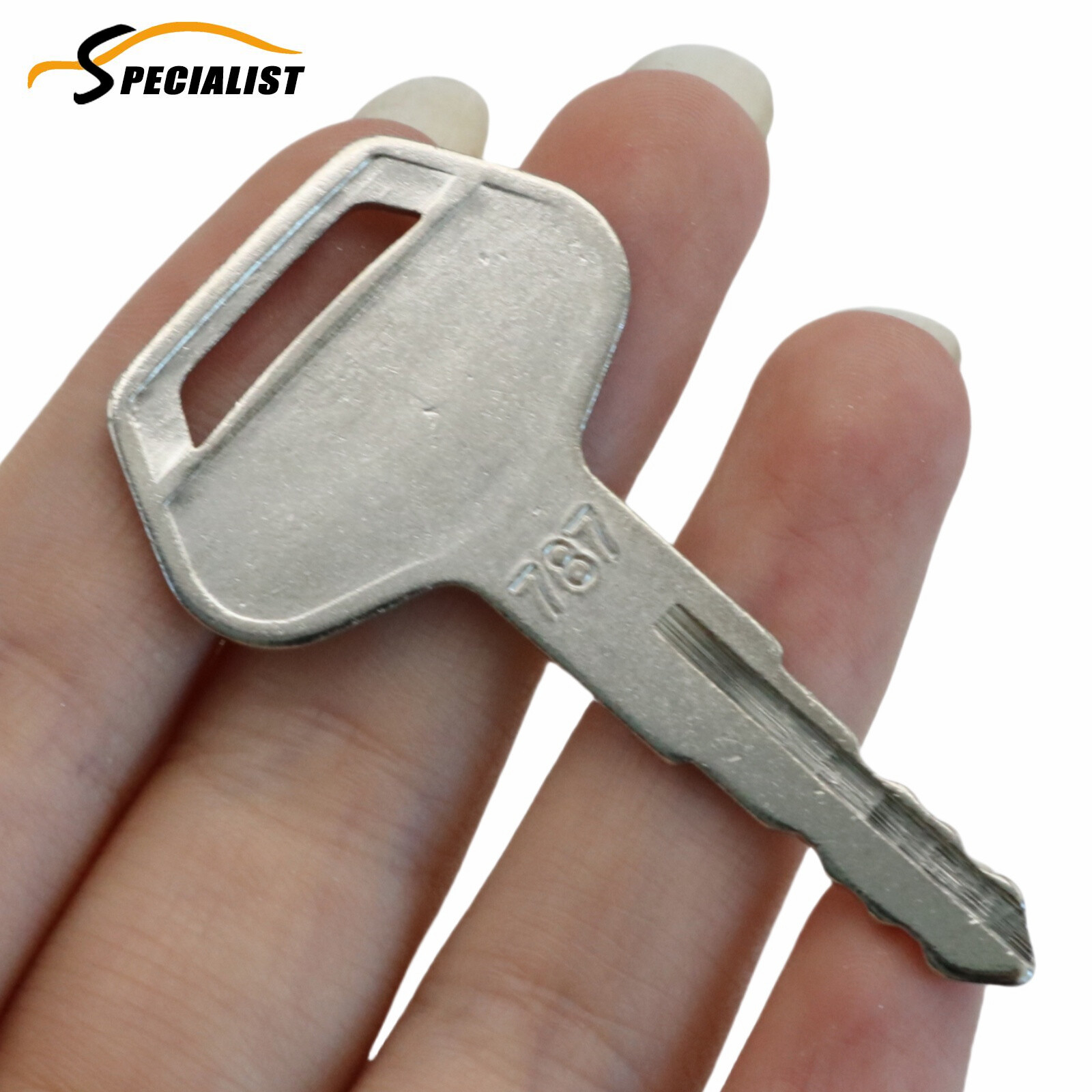 10pcs Keys 787 For Komatsu Heavy Equipment Key Excavator Dozer Loader Backhoe