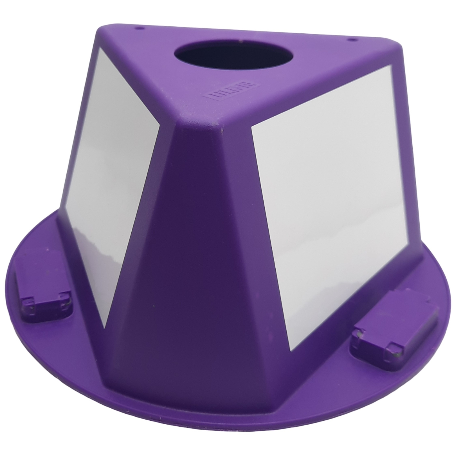 Lot of 4 Uline S-20671P Inventory Control Cone, Purple, 5″ x 10″ x 10″, Magnetic