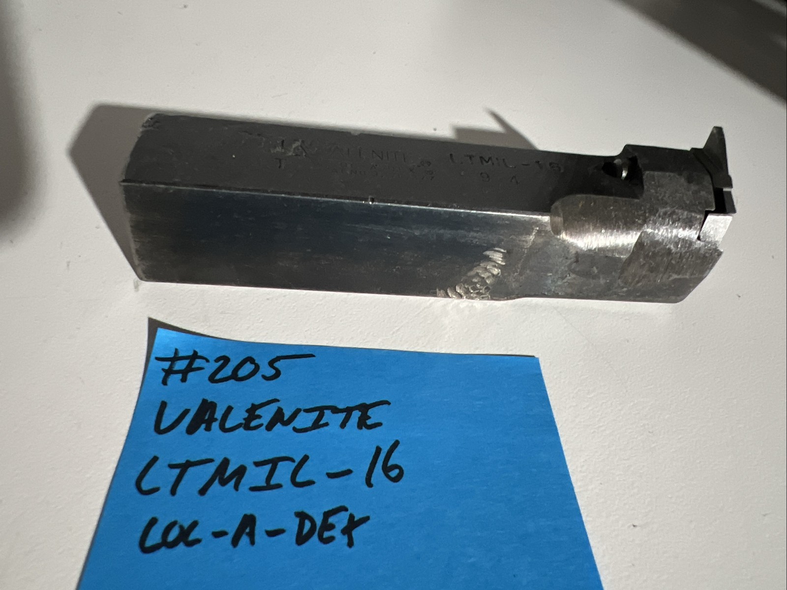 valenite LTMIL-16 Indexible Carbide Lathe Toolholder 5”OAL 1”Shank Threading Tur