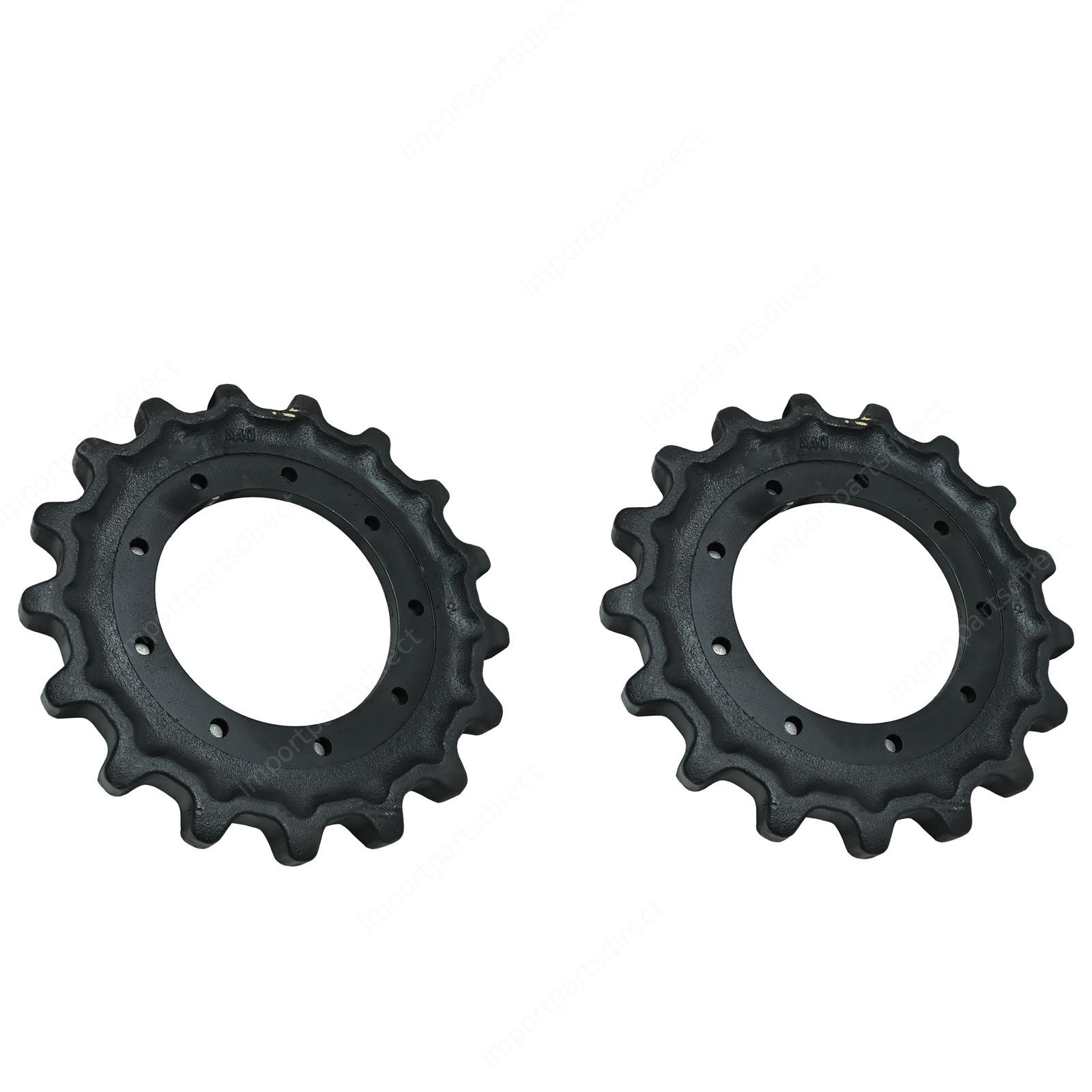 2pcs Rear Sprocket FITS Kubota SVL90 SVL95-2 SVL97-2 V0611-21112 Undercarriage