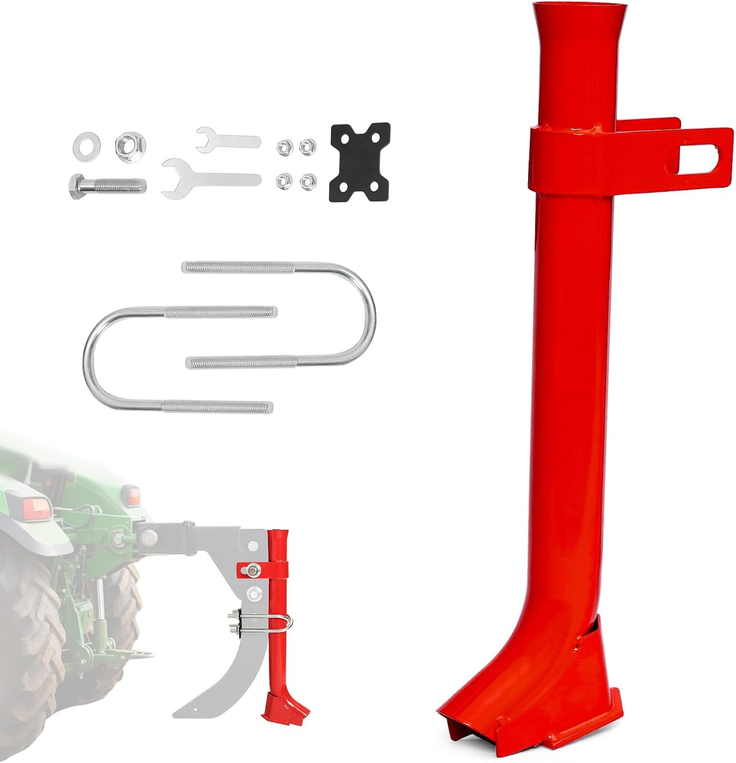 Pipe Layer Attachment for 3-Point Ripper Hitch Lawn Trencher Subsoiler Tractor