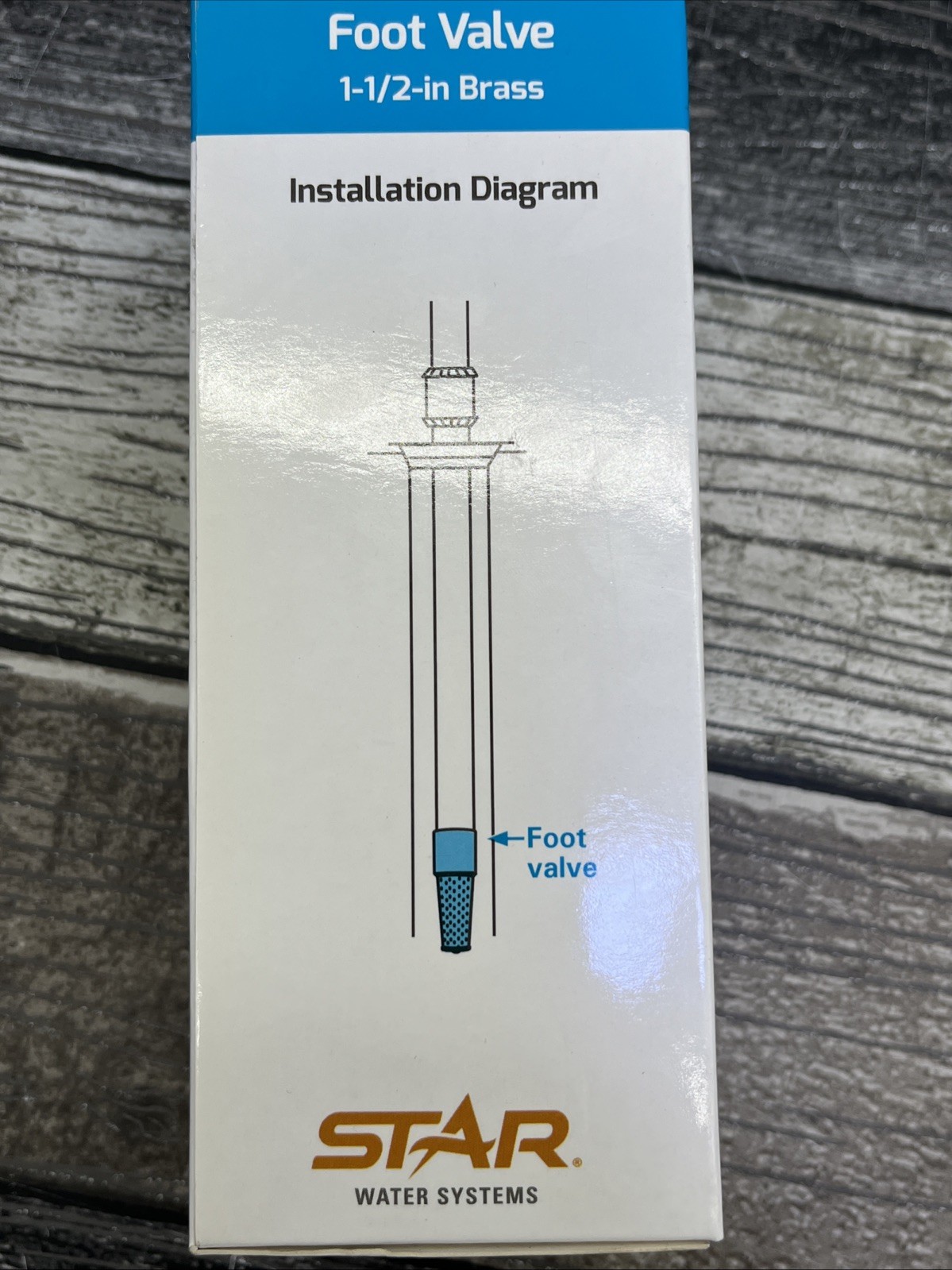 Foot Valve 1-1/2in #148119 Star Water Systems {132}