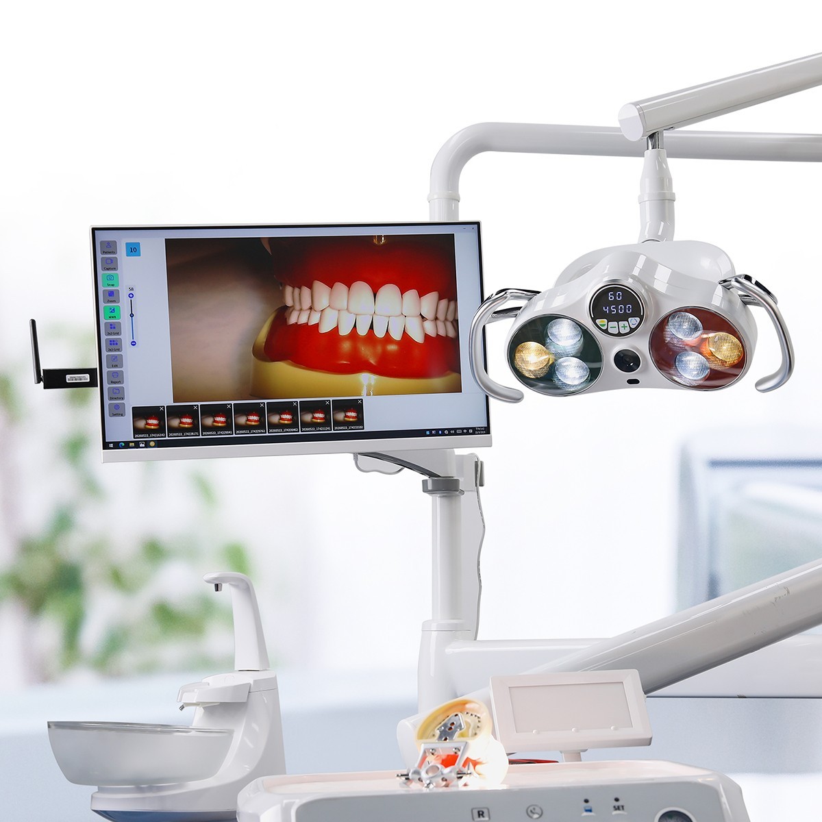 Dental Chair Unit Oral Camera Light 1920×1080P LED Expert Diagnosis SONY Sensor