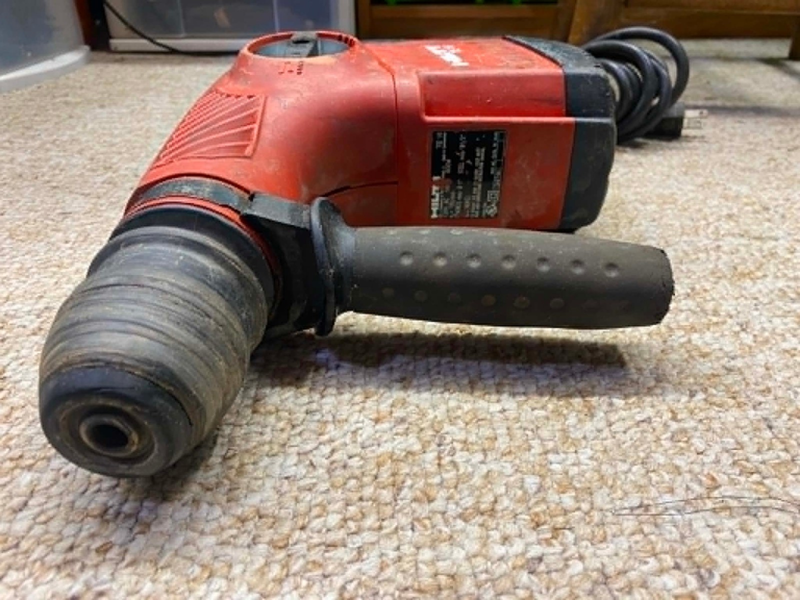 Working Hilti TE 16 Rotary Hammer Drill SDS Plus With Handle