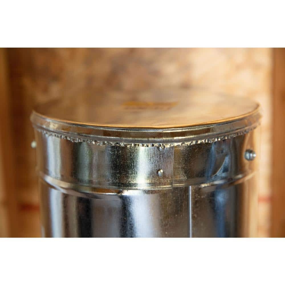 Master Flow Duct Cap 8 Inch Round HVAC Galvanized Steel Plug Vent Cover