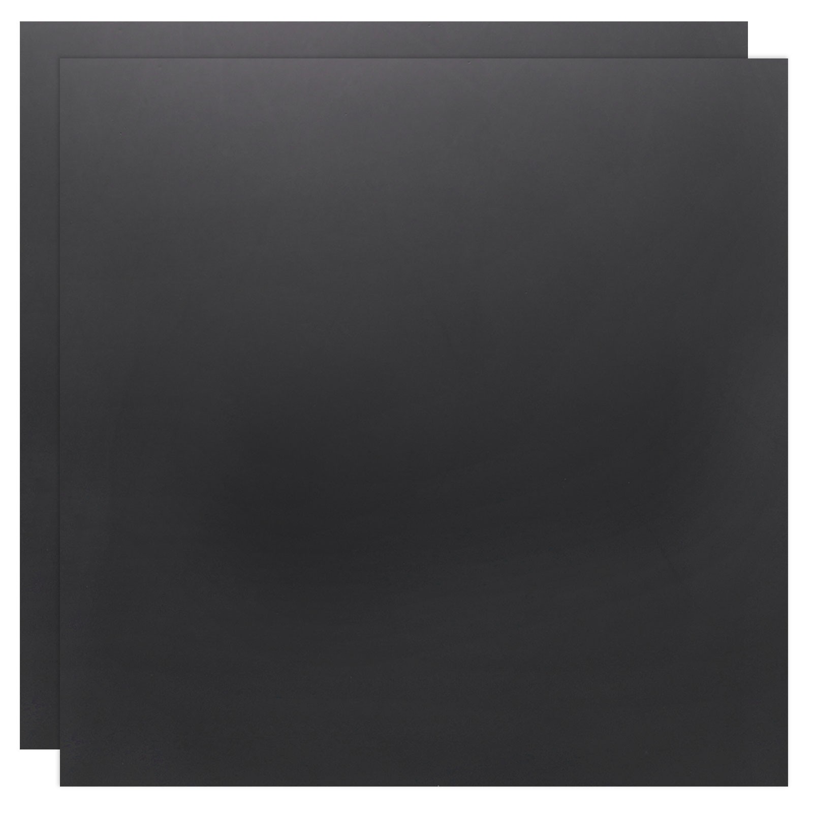 2 Pack ABS Plastic Sheet, 0.12″ Thick 6″x6″ Flexible Hard Plastic Sheet, Black