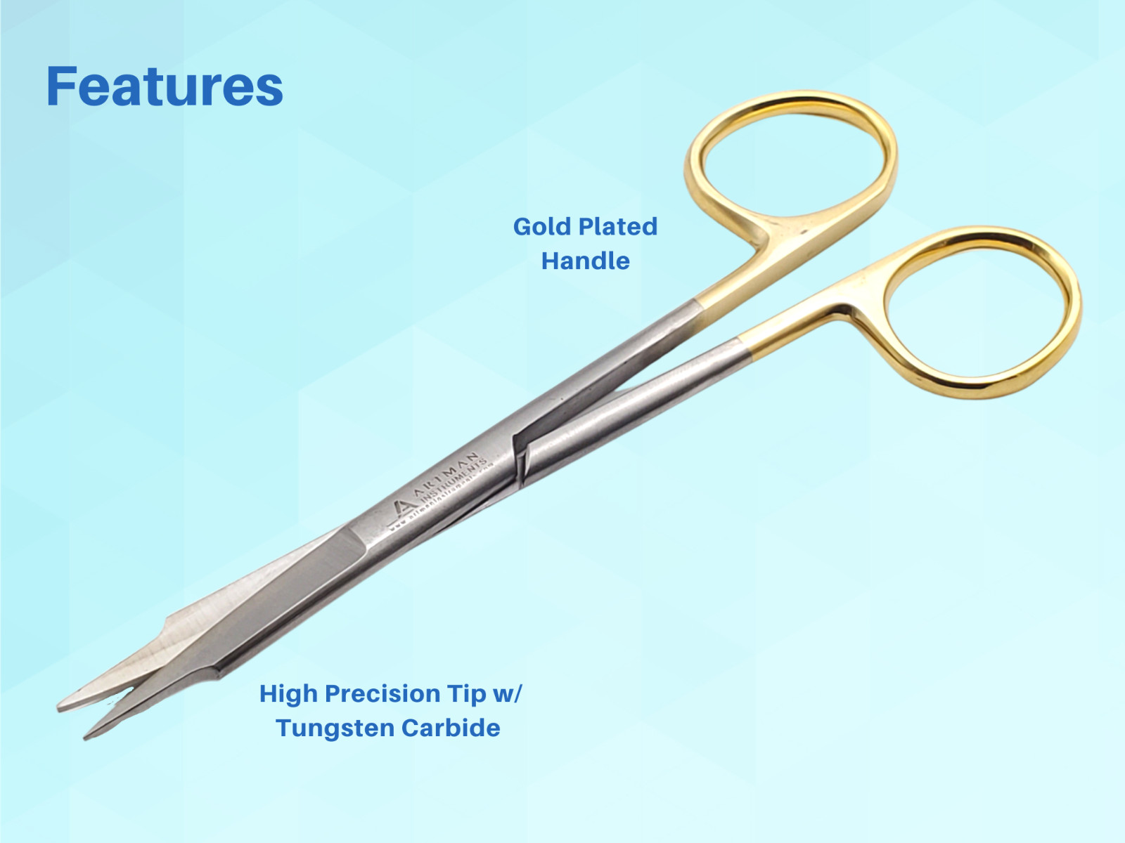 Goldman Fox Scissors 5 inches with Tungsten Carbide ARTMAN