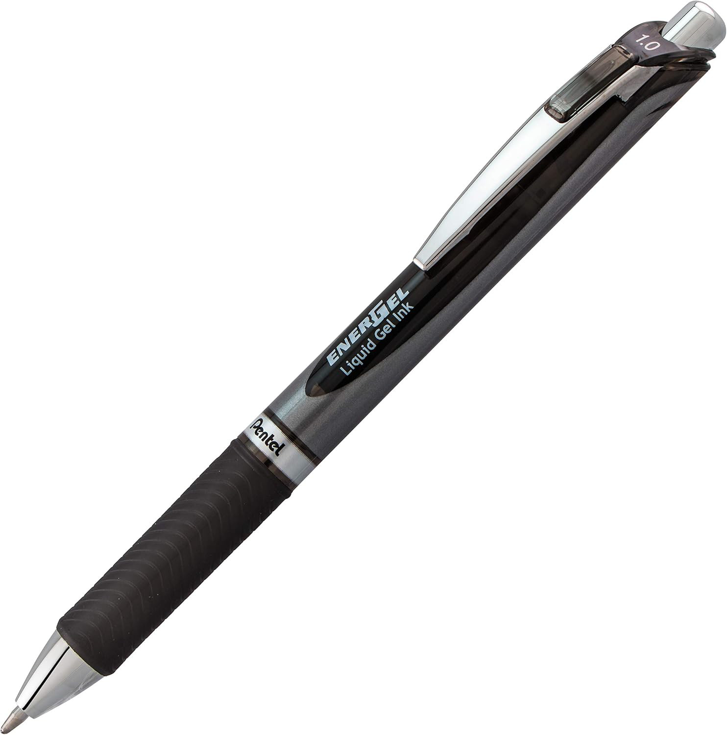 Pentel EnerGel RTX 1.0 mm Bold Point Gel Pens Black Ink Pack of 3