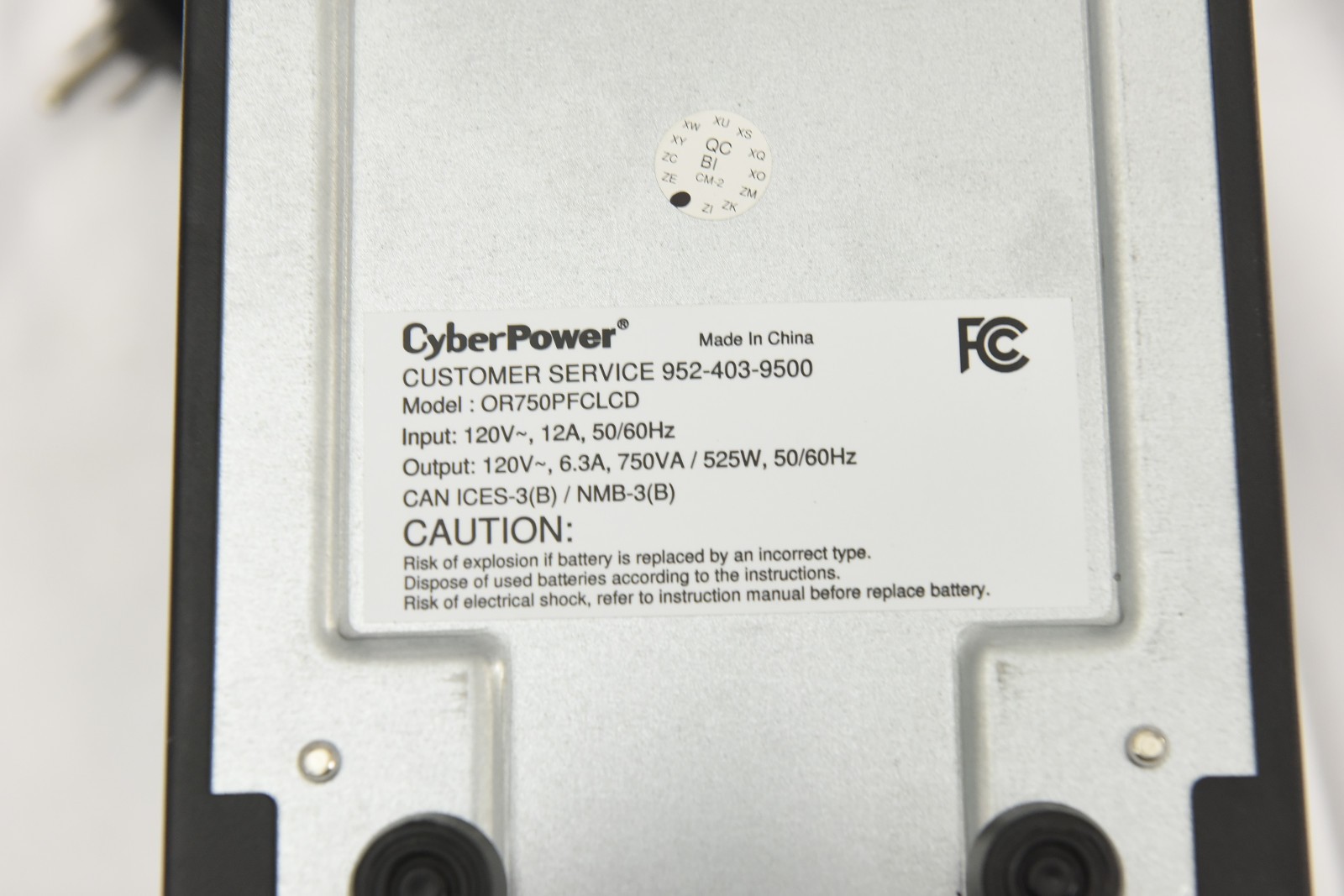 Cyber Power 750VA Power Supply OR0750PFCLCD