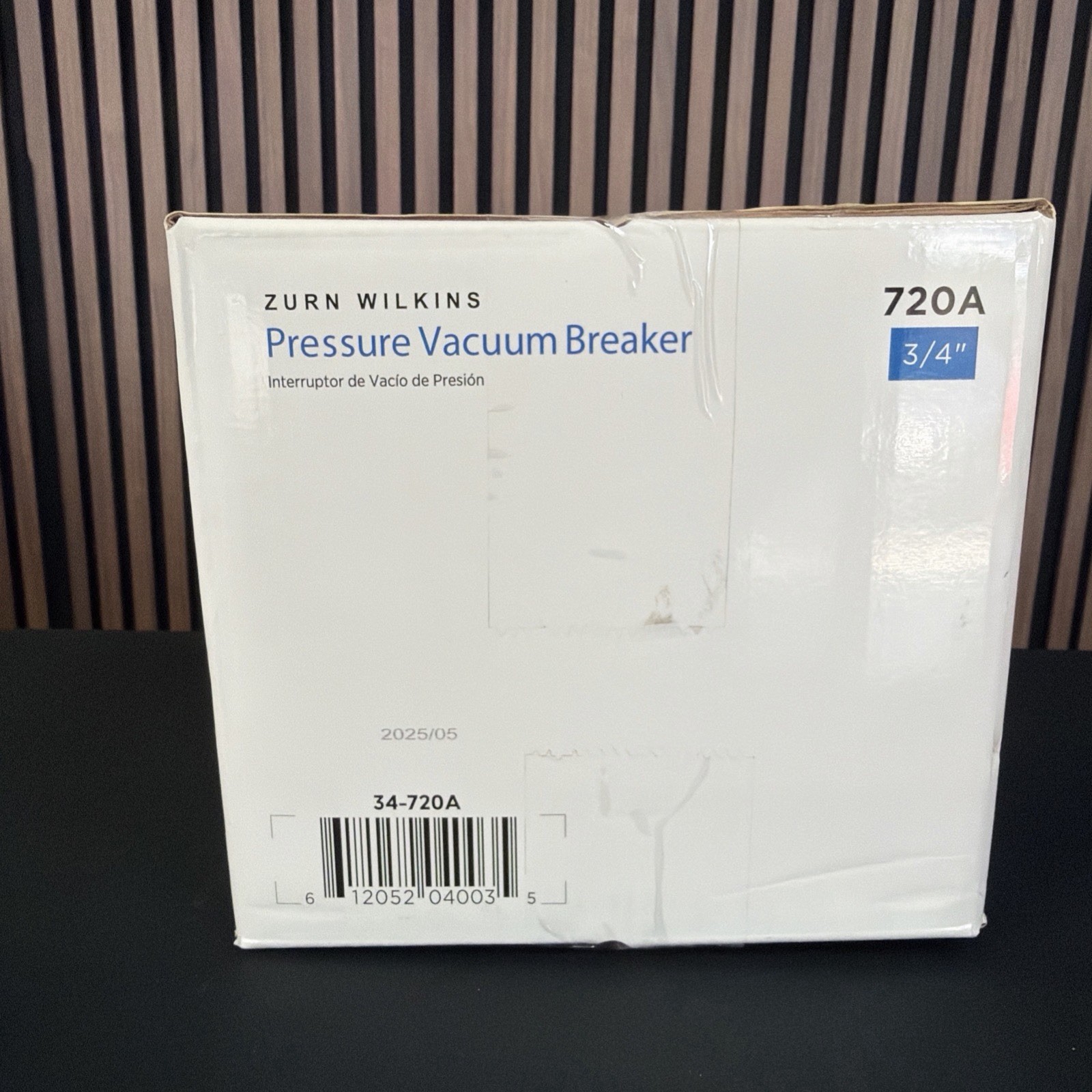 Zurn Wilkins 34-720A 3/4″ 720A Pressure Vacuum Breaker Assembly