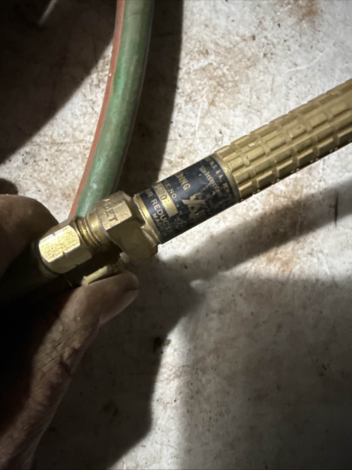 Vintage Airco Regulator Set Oxygen & Acetylene Hoses/Torch