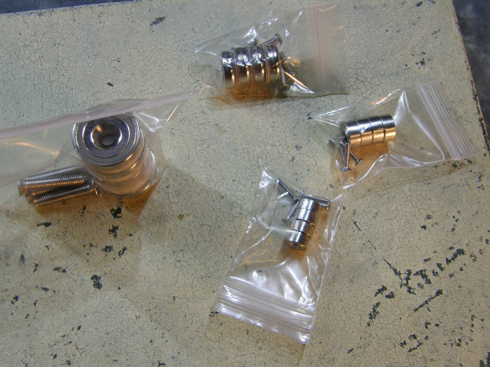 Magnet Pot Cup Door Catch / Strike Plate / 10mm 12mm 16mm 25mm / with Screws