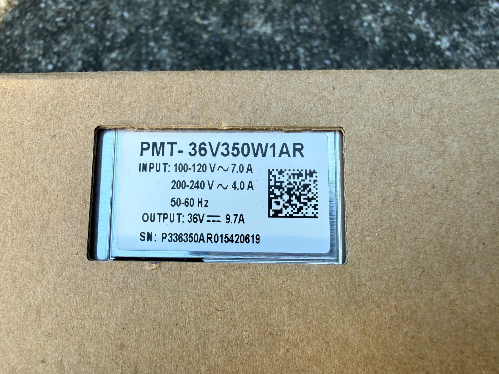 DELTA PMT-36V350W1AR Switching Power Supply Module 36V 9.7A 350W PMT36V350W1AR