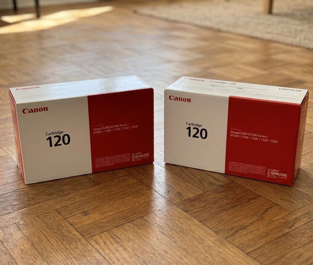 2 Pack Genuine Canon 120 Black Toner Cartridge D1120 D1150 D1170 D1180 D1320 New