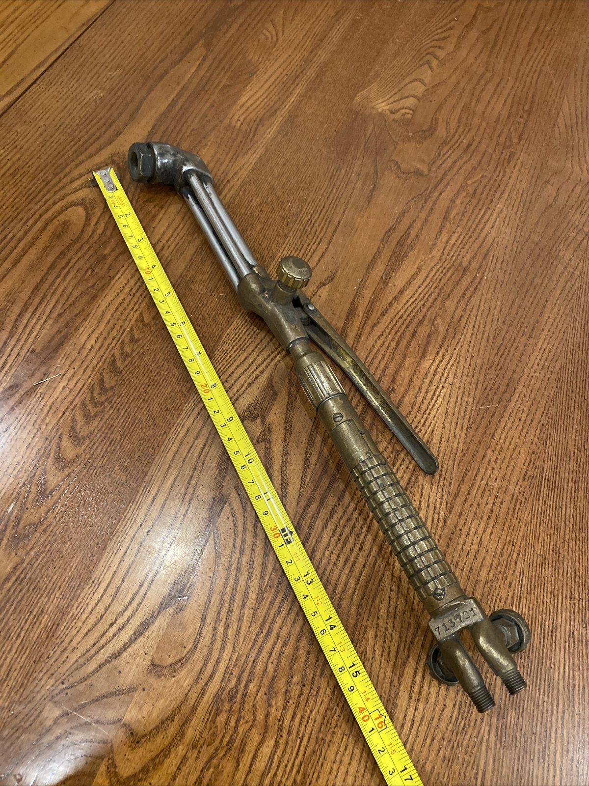 Vtg Airco Welding Torch Model 700 Style 4790 Air Reduction Concoa Corn Cob 16.5”