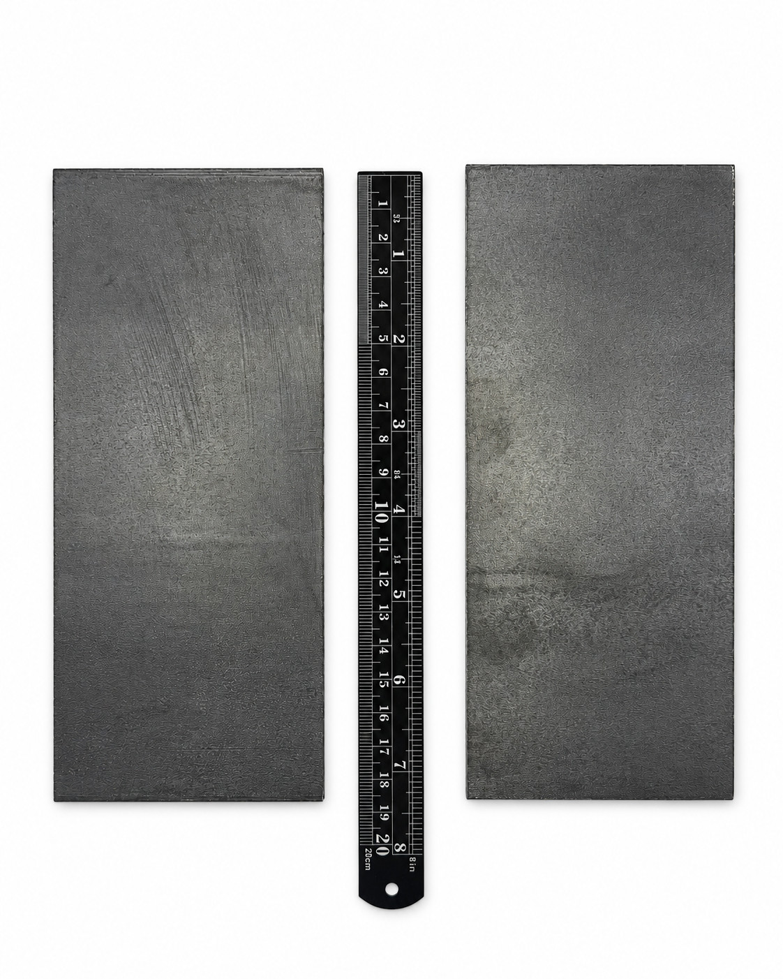 2 Pieces 3″ x 7″ Welding Couponss 3/8″ Thick Practice Plates Welding Plate Steel