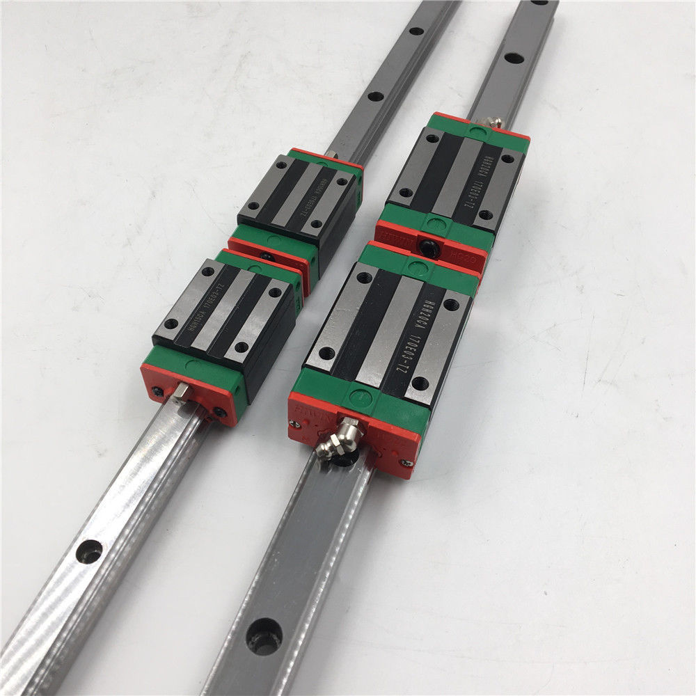 25mm HIWIN Linear Guide Rail HGR25 800mm & 2pcs HGH25CA Rail Block Slider CNC