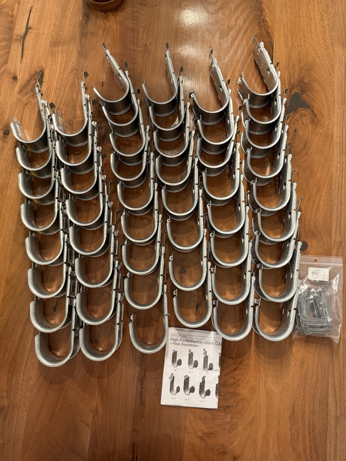 nVent Caddy CAT32HPHP6Z34. CAT HP J-Hooks, 2” Diameter, (Box of 50)