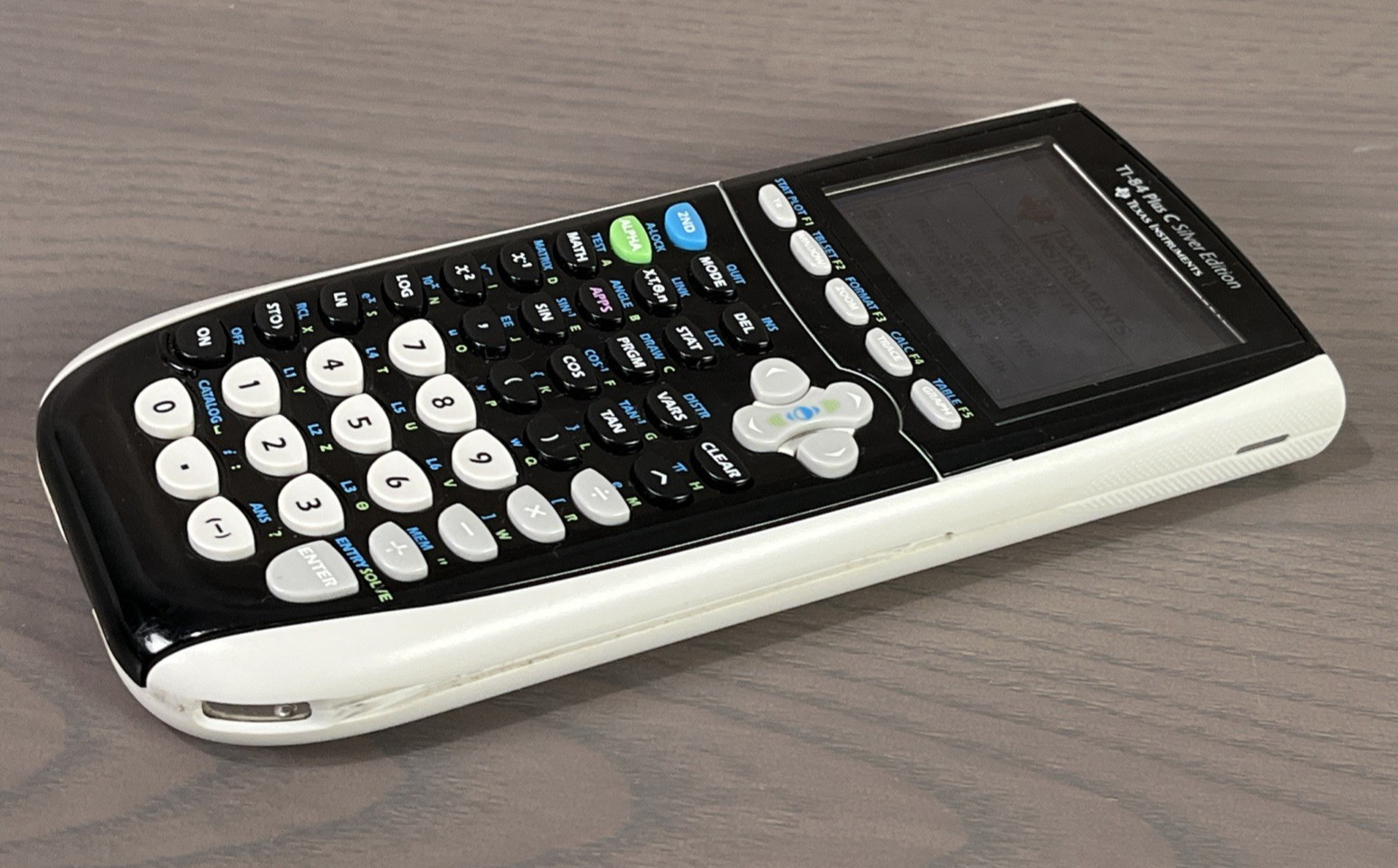 Texas Instruments TI-84 Plus C Silver Edition Graphing Calculator Tested & Works