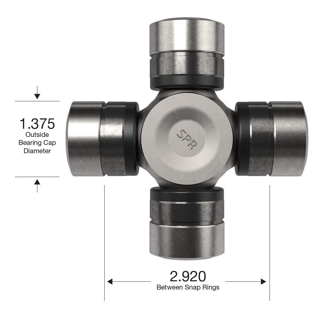 Spicer Life 1485 Wj Series Non Greaseable U Joint Kit With Snap Rings