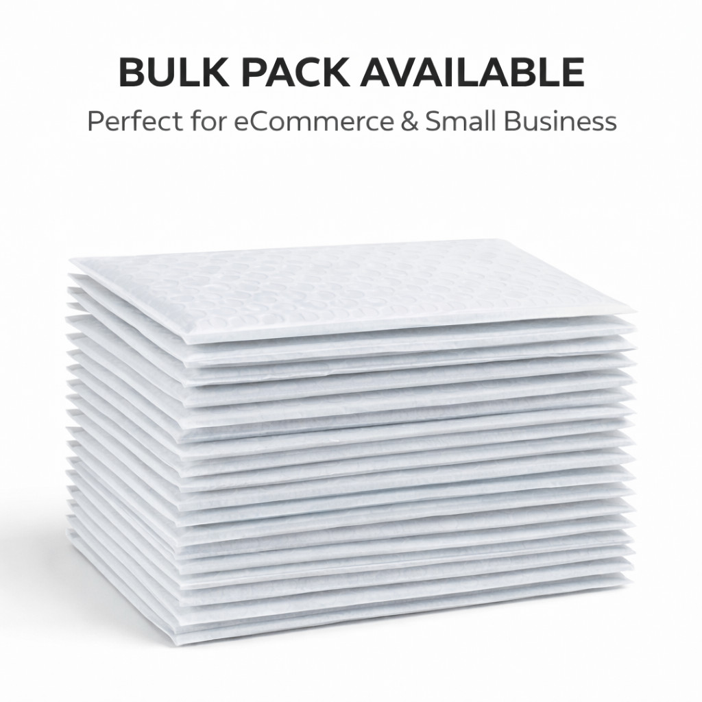 100 Pack Shipping Poly Bubble Mailers #000 4×8 rResistant Padded Bags Envelopes