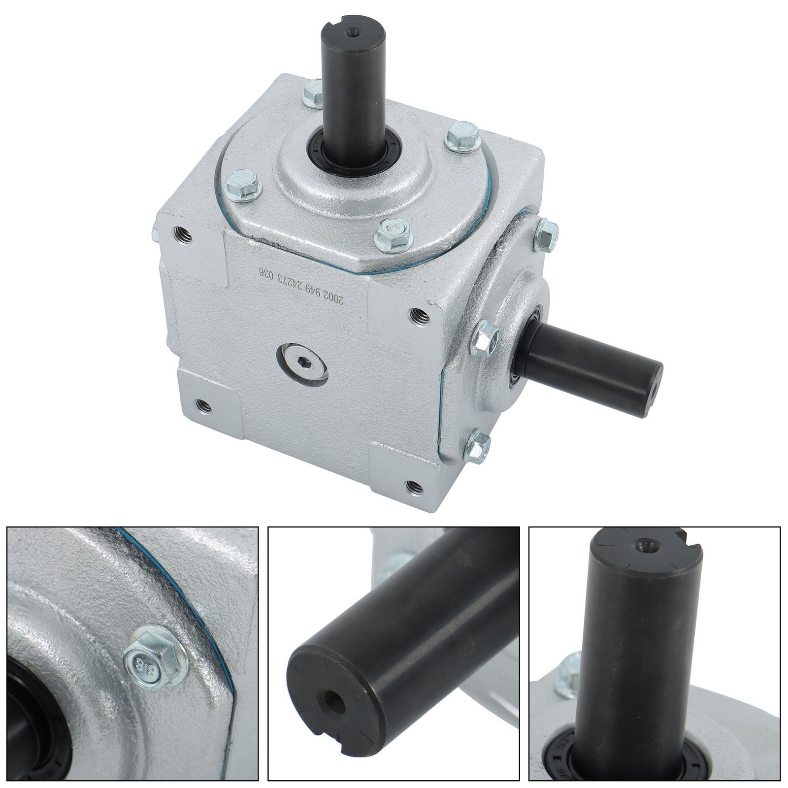 40HP Right Angle Bevel Gearbox 19455-SR-KW-KW-GR for Machinery