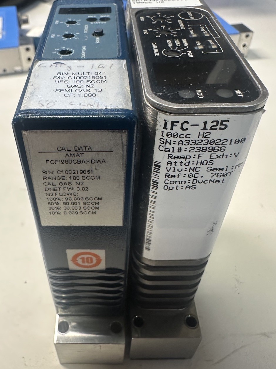 Mass Flow Controller Lot of 9 MIXED APPLIED MATERIALS MKS PI MFC 3XP IFC-125C