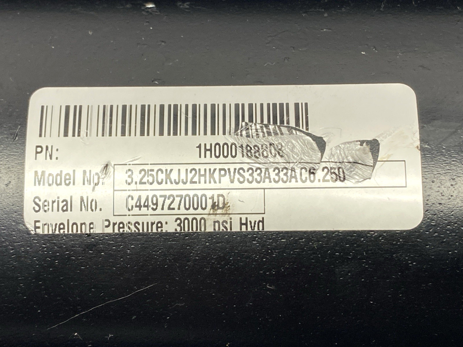 Parker 3.25CKJJ2HKPVS33A33AC6.250 Pneumatic Cylinder 3.25″ Bore 6.25″ Stroke
