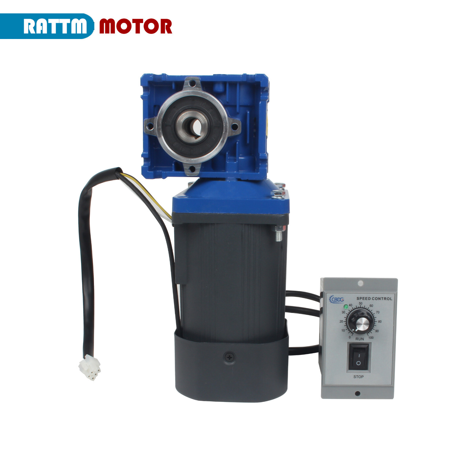 〖US〗120W AC Adjustable Variable Gear Motor 110V NMRV30 1600RPM w/ Speed Governor