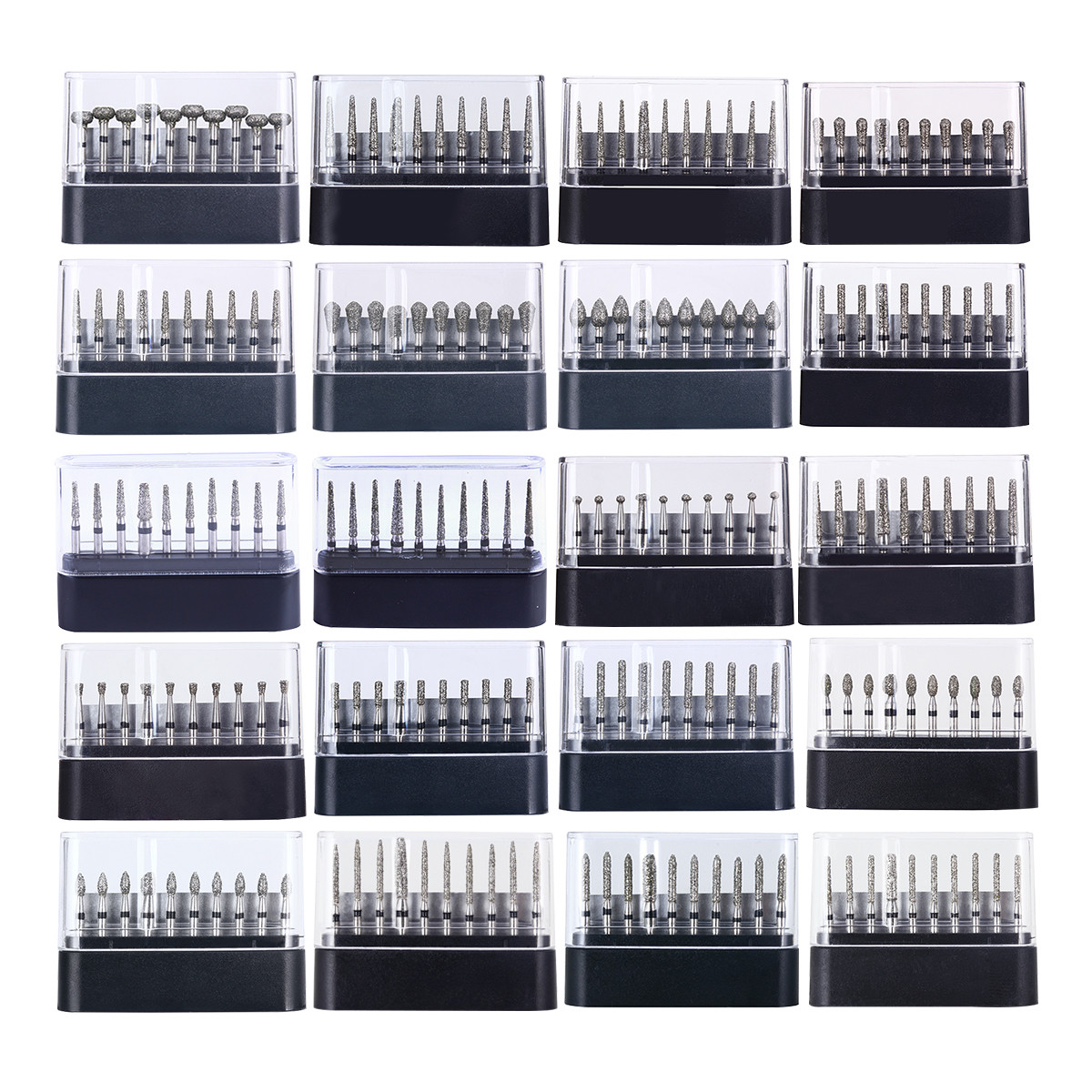 AZDENT Dental Diamond Burs Drills FG Burs for High Speed Handpiece