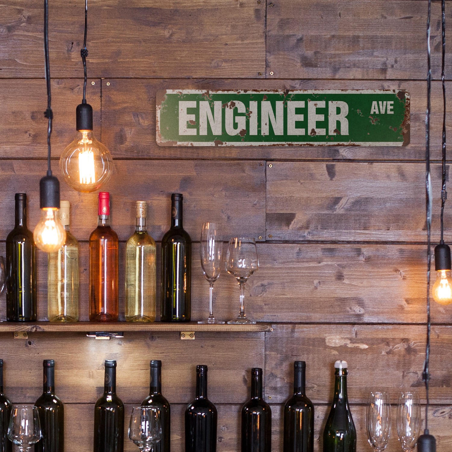ENGINEER Vintage Style Street Sign civil chemical engineering electrical degree