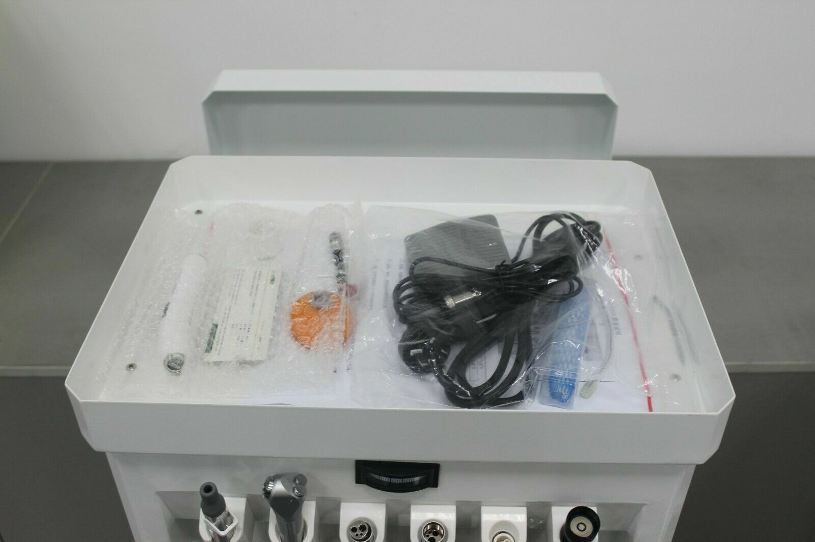 Dental Cart Delivery Unit GU-P209&Air Compressor Curing light Scaler 4H US STOCK